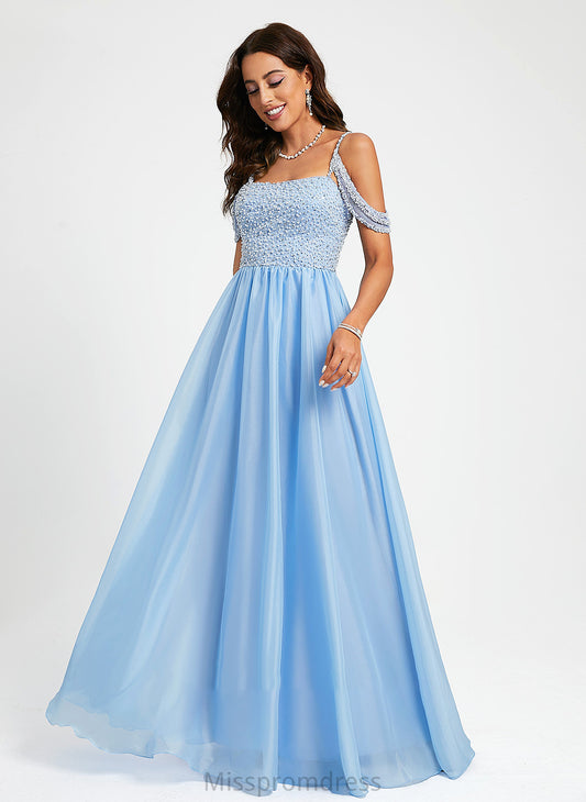 Beading Allie With Sweetheart Sequins Organza Floor-Length Prom Dresses Ball-Gown/Princess